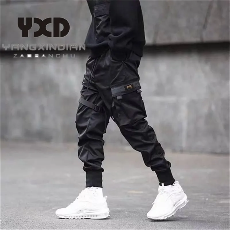 Pantalones cargo casuales para hombre Streetwear Fashion Hip Hop