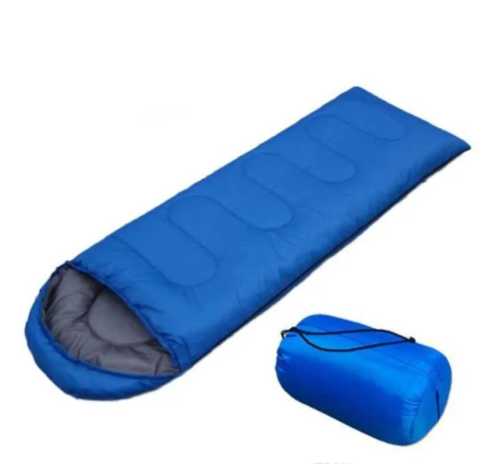 Sleeping bag 0.7kg Envelope with cap sleeping bags spring summer and autumn sleeping bag outdoor camping Adult sleep bag