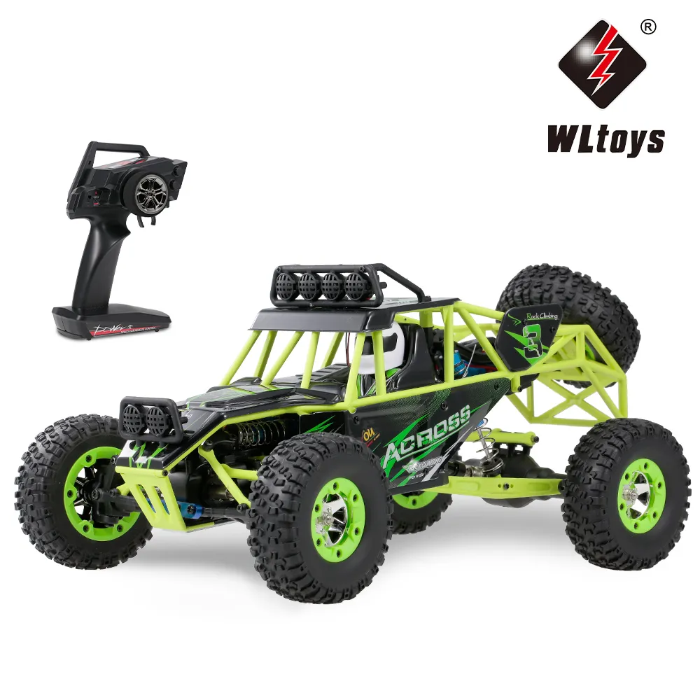 WLTOYS 12428 RC Автомобиль 1/12 2.4G 4WD Пульт дистанционного управления Автомобиль 50 км / ч Высокоскоростная RC Восхождение автомобиля Off-Road Mathed Mathed Crawler