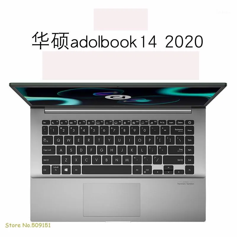 キーボードは、ソフトシリコーンカバープロテクタースキンガード用Asus Vivobook 14 X413FA X413FP X 413 X413F X413 FP FA / ADOL BOOK 20211