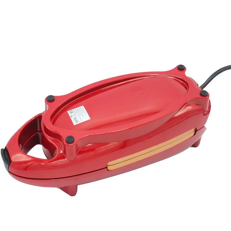 Röd kopparelektrisk pizza pan 5 minuter kökskock kock non stick koppar spis Holloware TV -produkter1313185219p