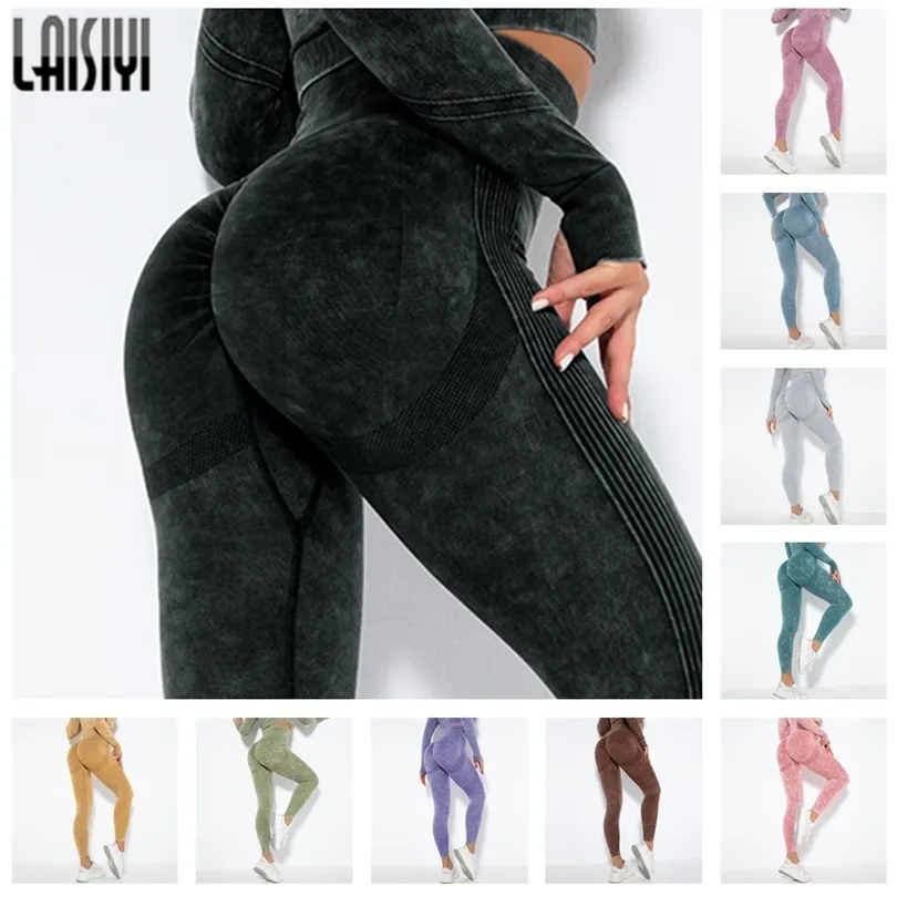 Compression Leggingss Sports Pants Push Up Running Women Gym Fitness Leggings Seamless Tummy Control Workout Stretchy 211221