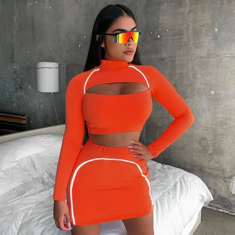 Reflective festival skirt hotsell