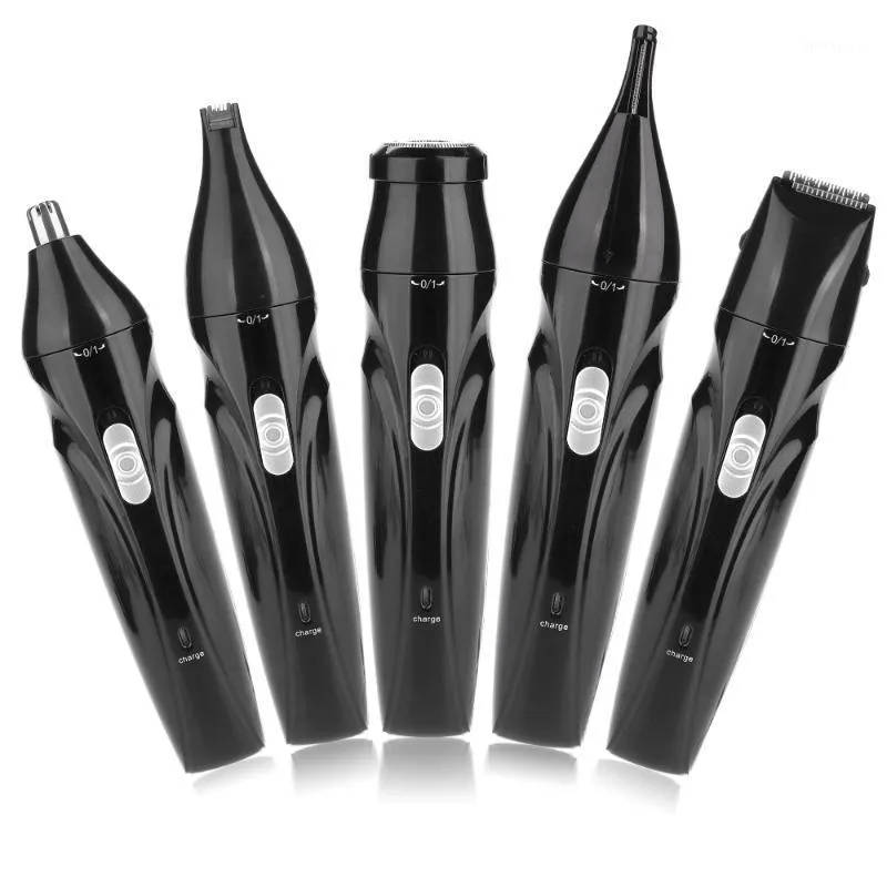 Electric Nose & Ear Trimmers 5 In 1 Upgrade Hair Trimmer USB Rechargeable Shaver Men Face Beard Eyebrow Clipper Removal Machine1