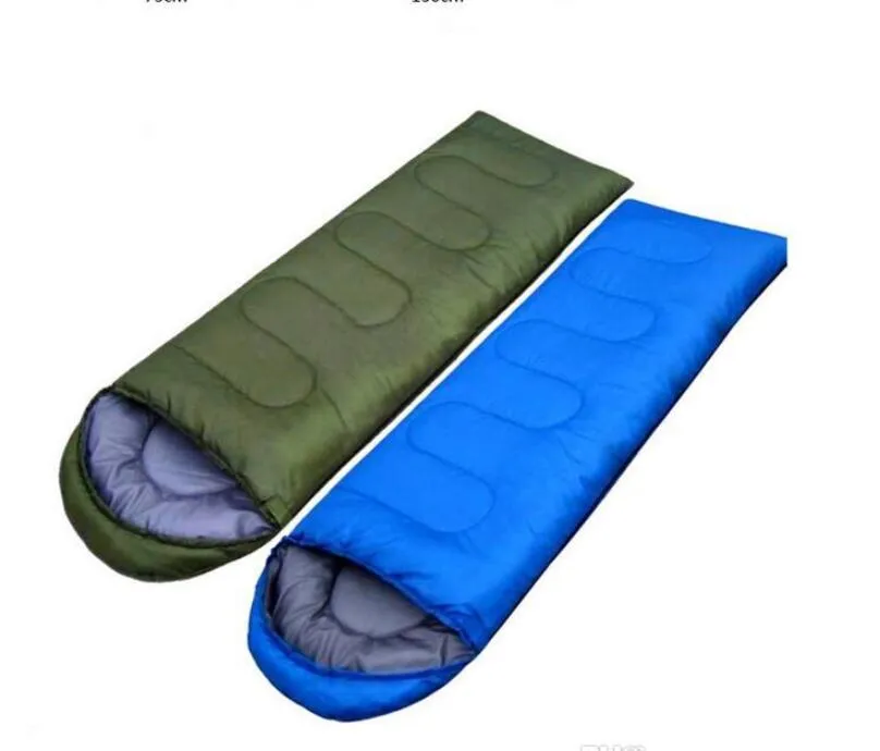 Sleeping bag 0.7kg Envelope with cap sleeping bags spring summer and autumn sleeping bag outdoor camping Adult sleep bag