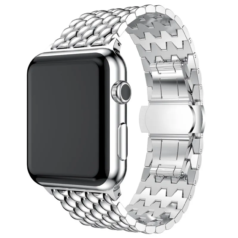 Good Quality Stainless Steel Metal Bracelet Bands for Apple Watch - Main Image