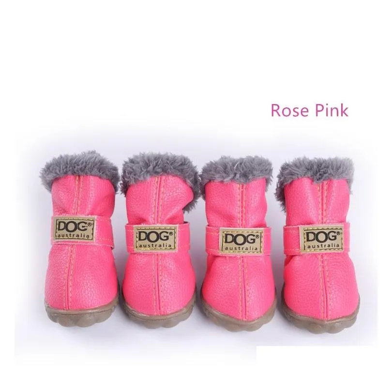 Small Dogs Dog Shoes Warm Winter Pet Boots For Chihuahua Waterproof