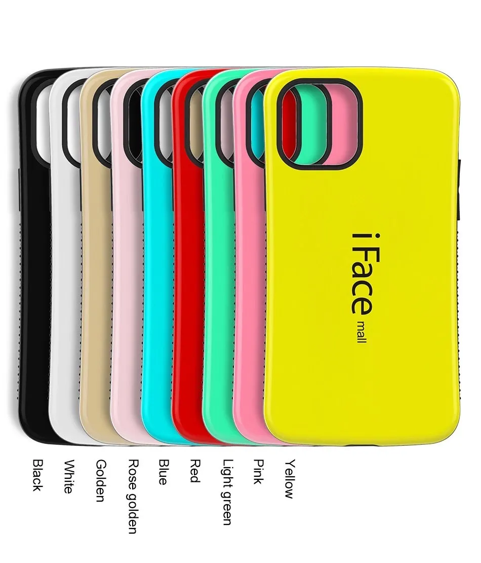 Iface shopping resistente classe projetado casos de telefone para iphone 14 13 12 11 15 pro max bonito dupla camada à prova de choque capa protetora