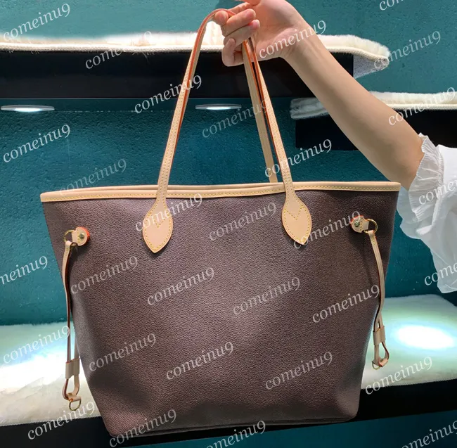 2024 Dames Oxide Lederen Boodschappentas Tote met kleine clutch Designer Handtassen Echt leer Schoudertas Crossbody Tas Dame Portemonnee 41361 Meer kleuren