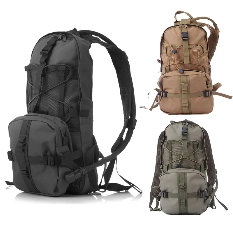 Outdoor Sports Assault Combat Camouflage Molle Tasche Taktische Wassertasche 2,5L Trinkrucksack NO11-608