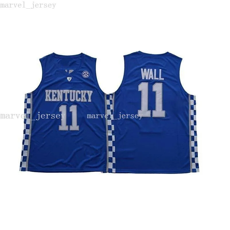 Stitched custom 2017 Kentucky Wildcats 11 wall Jersey women youth mens basketball jerseys XS-6XL NCAA