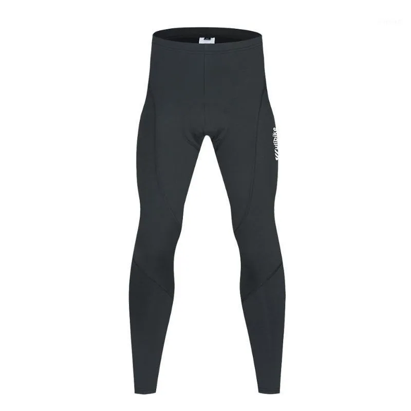 Rennhose WULIBIKE Winter Herren Match Everything Black Fleece Warme Fahrradbekleidung Strumpfhosen Schwamm gepolsterte lange Fahrradhose1