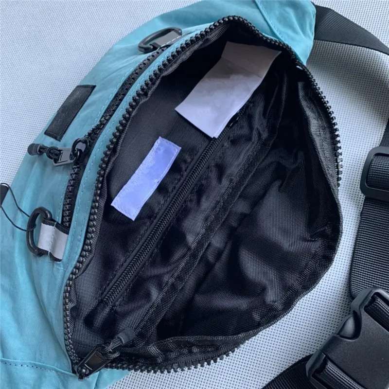 Cptopstone hip hop flat solid zipper messenger bag student versatile tooling fashion brand sports waist bag Men`s reflective waist bag