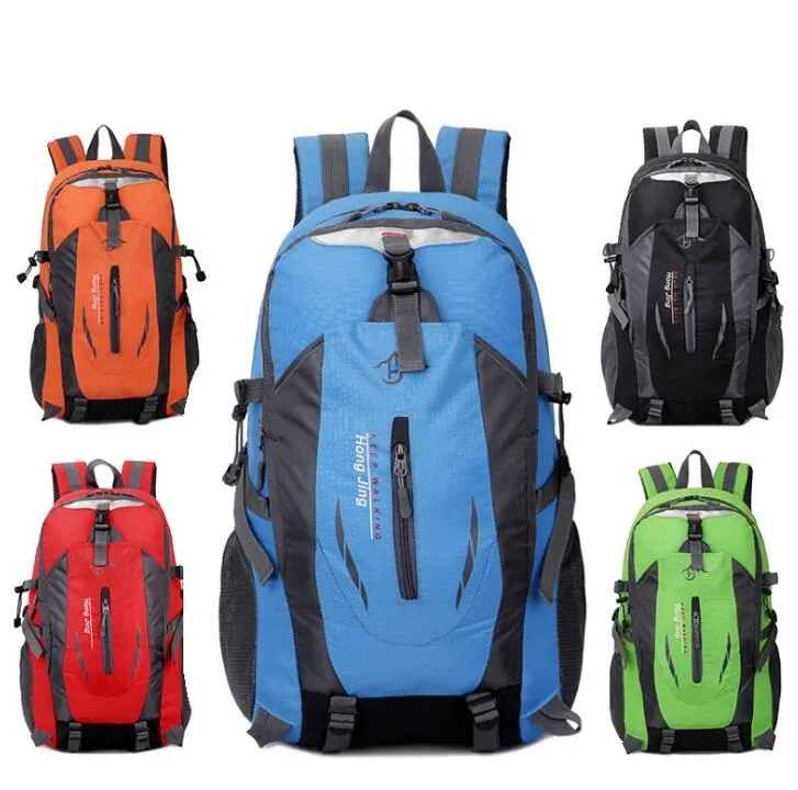 Nova Chegada Ao Ar Livre Caminhada Mochila Travel Bolsa Impermeável Esportes Engrenagem 5 Cores Mochila Escolar com Grande Capacidade