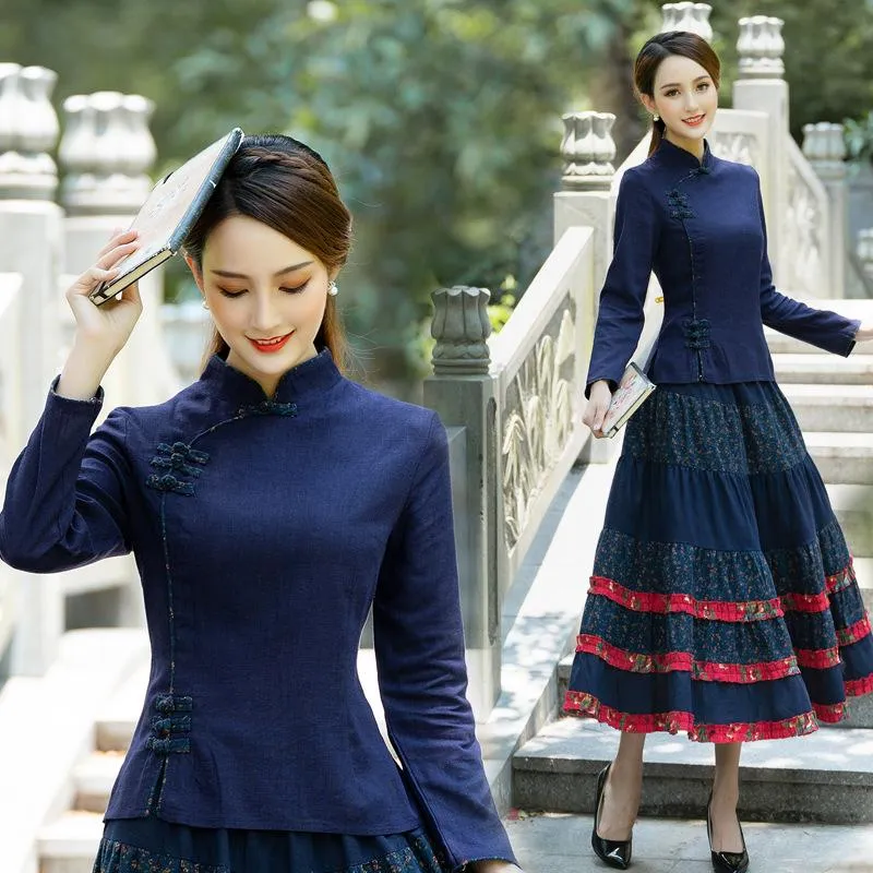 Blusa clearance china mujer