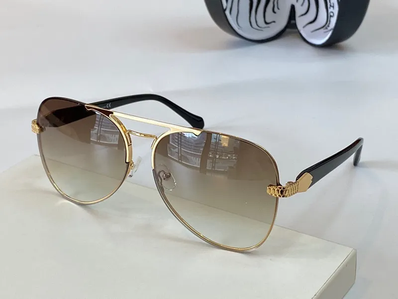 RC 1091 new Top Sunglasses Women and men Roberto Dark Brown Snake Print Gold Brown Sunglasses UV Protection Oval Frame Come With Case
