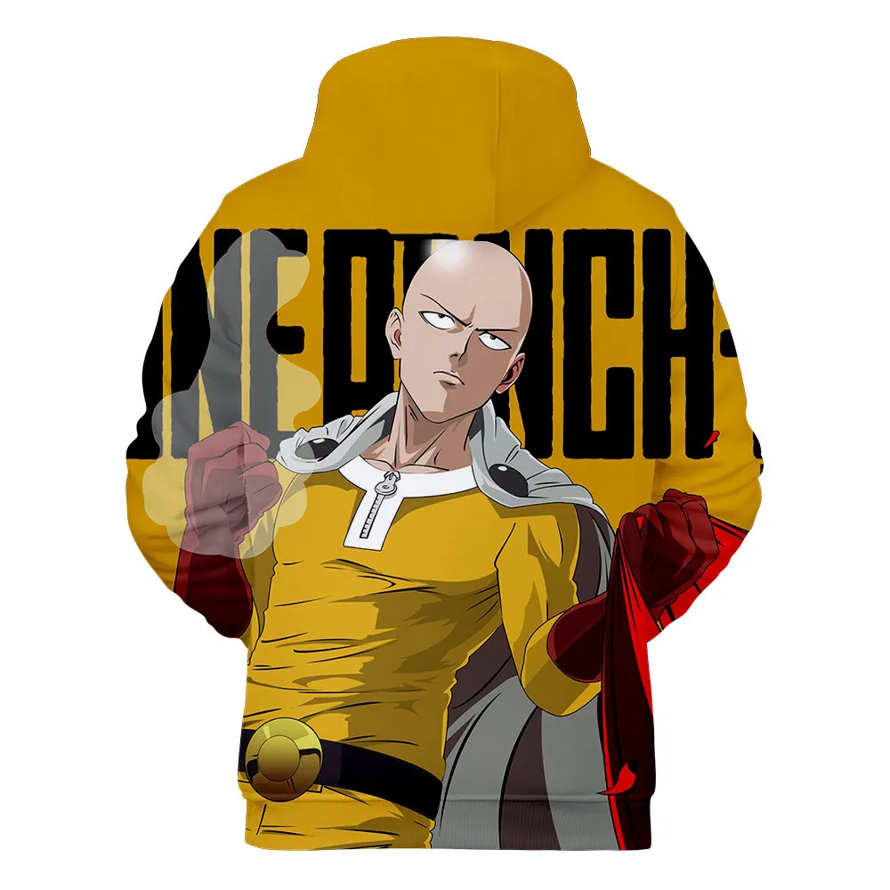 Pull à Capuche Cosplay Saitama (One Punch Man) - Déguisement Hero, Unisexe Adulte