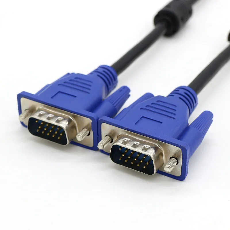 Lineshopping VGA Cable Male to Male 3+5 HD Fully Wired 15PIN for LCD CRT Projector PC Laptop Monitor