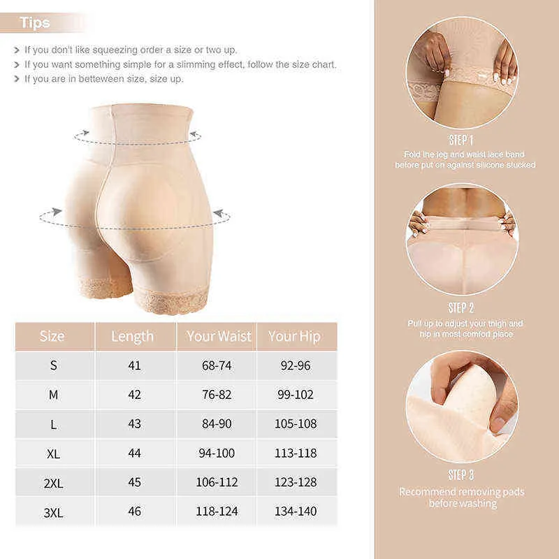 Women Seamless High Waist Tummy Control Push Up Panties Butt Lifter Shapewear  Waist Trainer Slimming Body Shaper Underwear Y220311 From Mengqiqi04,  $21.27