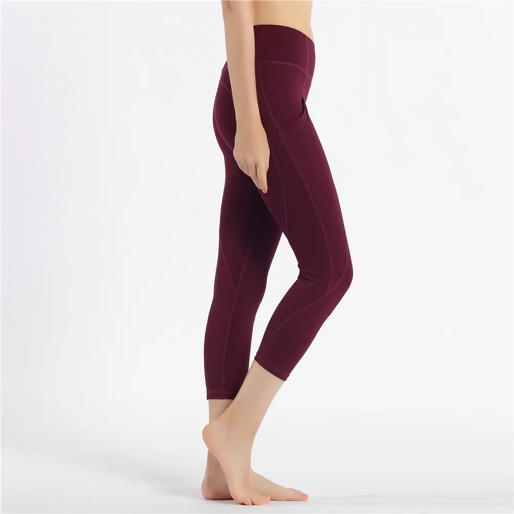 Pantaloni di yoga ad alta vita spingono su sport donne fitness in esecuzione leggings energia stretch gym girl body modellatura fondi