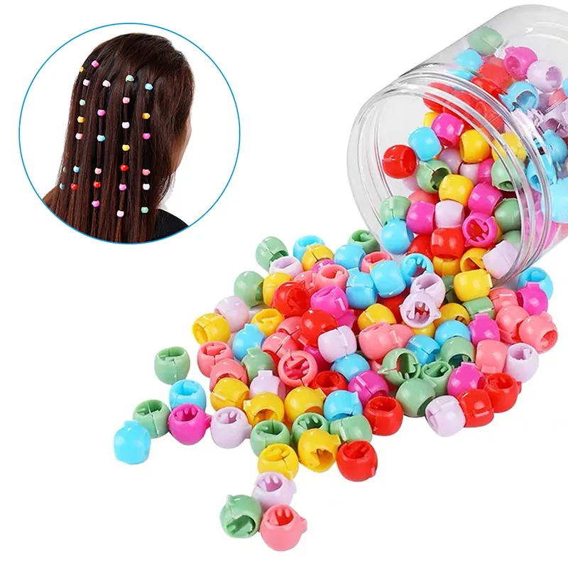 Doudou Buckle Hairpin For Women Girls Colorful Small Hair Ornament Clips Headband Sweet Hair Ponytail Holder Hair Accessory Set