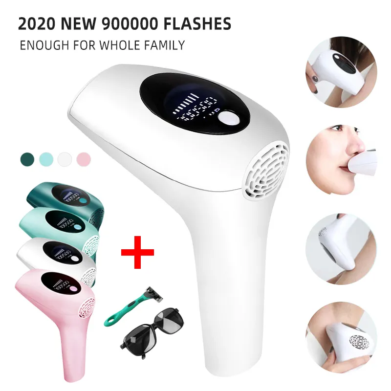 Epilator 999999 blinkar 2020 Ny laser Permanent IPL-fotobladator Hårborttagning Depiladora smärtfri elektrisk epilato