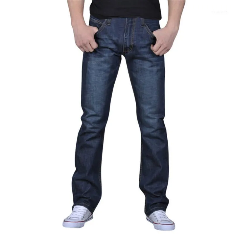 Jeans masculinos homens sólidos jeans algodão vintage moda 2022 verão lavagem hip hop trabalho calças em linha reta longa calças # Jun101