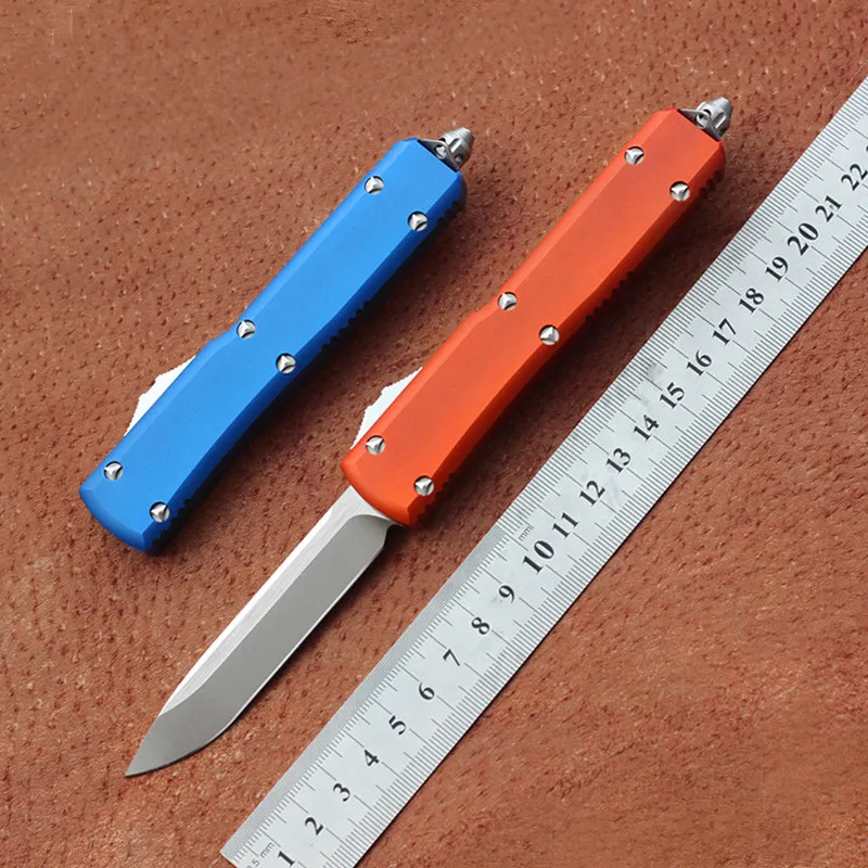 high quality,Hifin--der version Knife Blade:white D2,Handle:6061-T6Aluminum Five kinds color Outdoor camping survival knives EDC tools