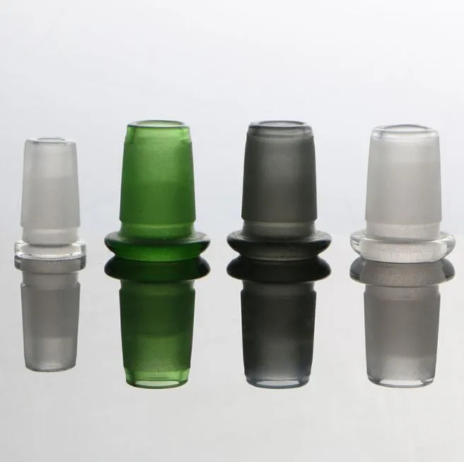 Convertitore in vetro DownStem Down Stem Accessori per tubi Adattatore da 19 mm maschio a 14 mm femmina Riduttore Connettore Ash Catcher Diffusore a fessura per narghilè Bong Acqua