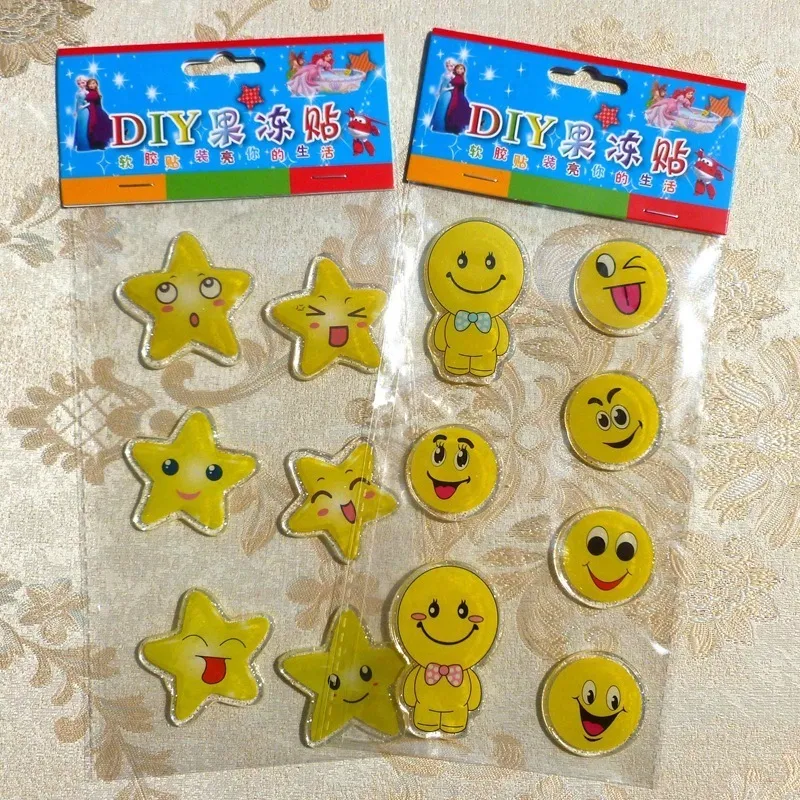 Kawaii Cartoon Jelly Princess Stickers Set Of 5 Adhesive Colors For DIY