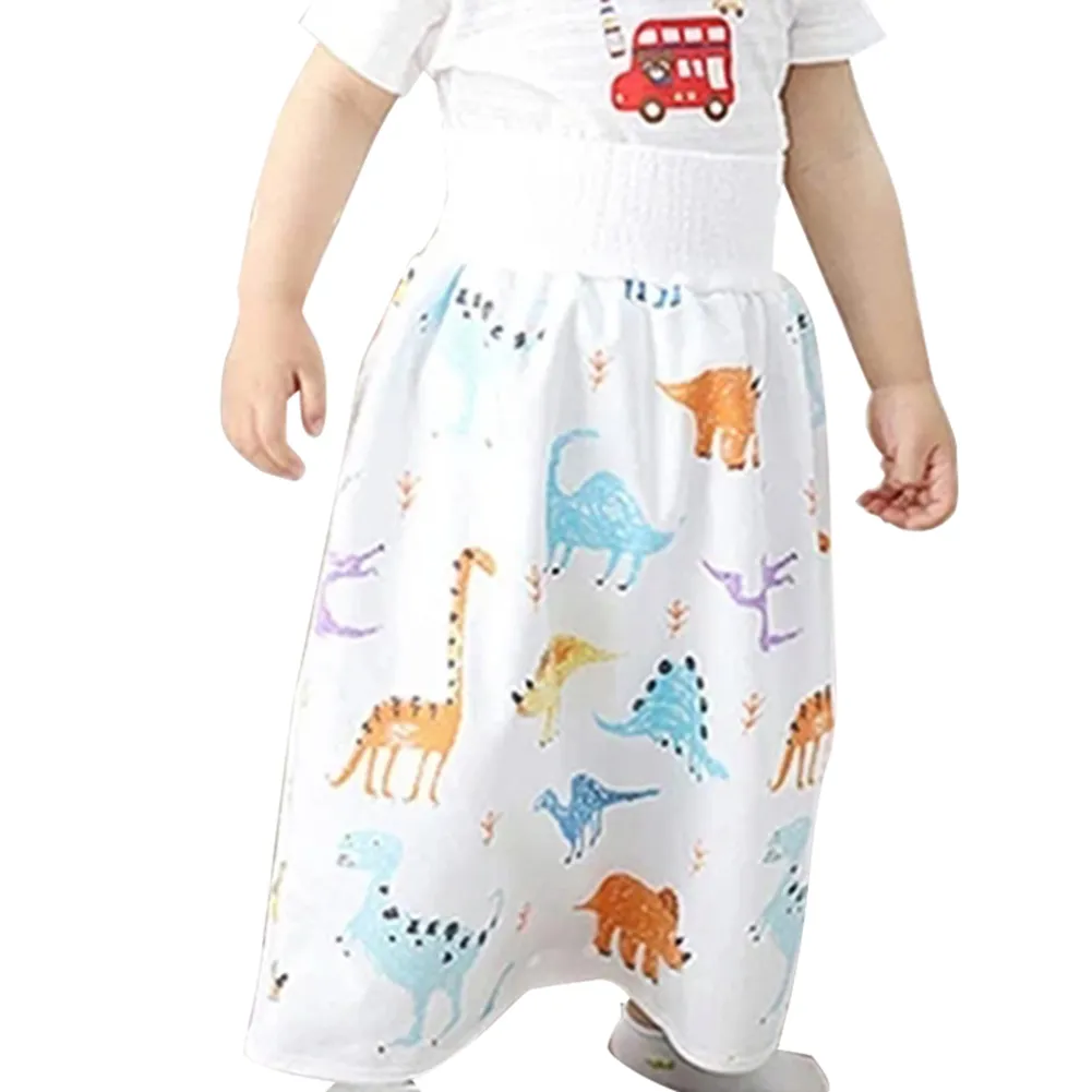 Comfy Childrens Diaper Skirt Shorts 2 In 1 Waterproof And