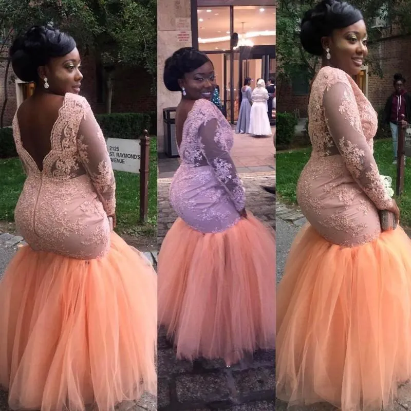 Simple plus size deals prom dresses