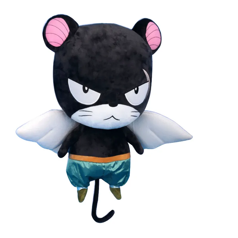 Bambole di peluche da 50 cm Fairy Tail Panther Lily Anime Animali di peluche ripieni per bambine Bambini Amanti Bambini Natale / regalo di compleanno 201204