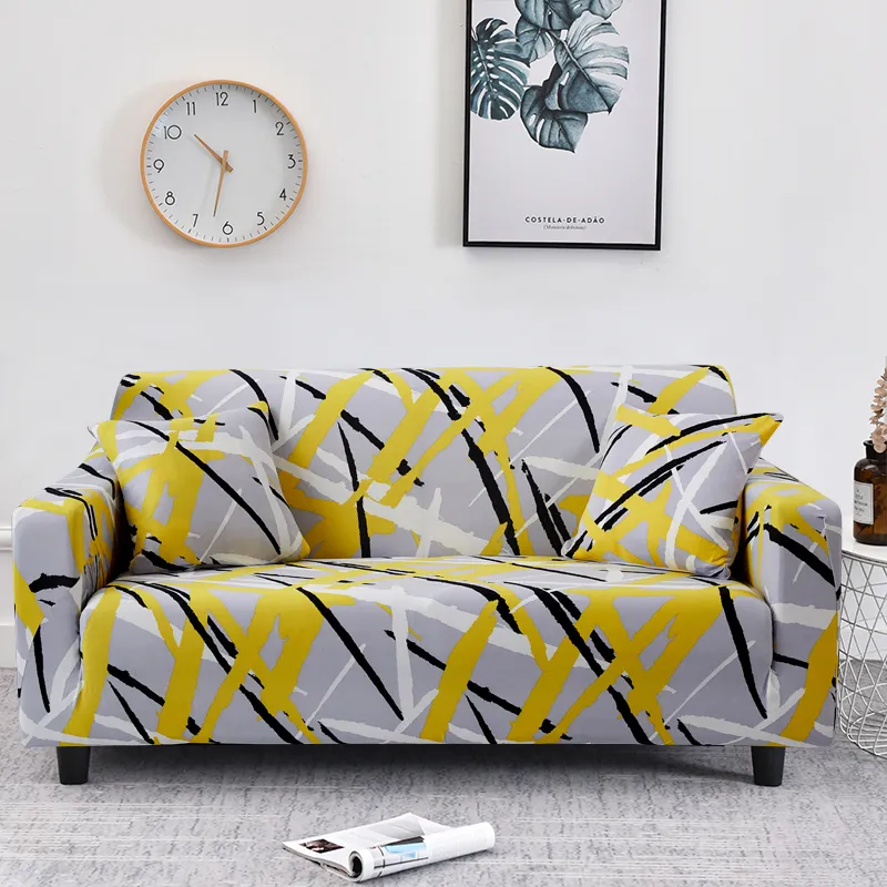 1/2/3/4 sits prickmönster soffa täckt soffa täcker modern elastisk slipcover stol möbler skydds soffa täcker för vardagsrum LJ201216