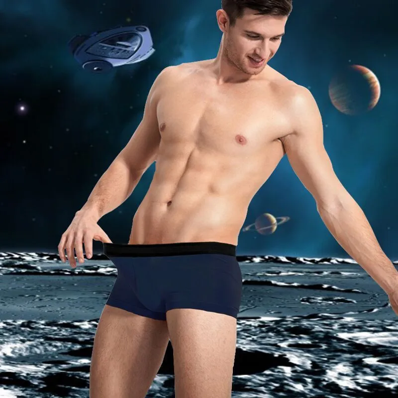 Mens Cotton Boxer Shorts Mens Trunk Underwear For Boxers