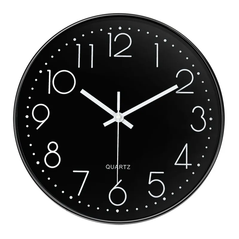 Reloj De Pared De Estilo Nórdico 12 Pulgadas De Silencio, Fácil