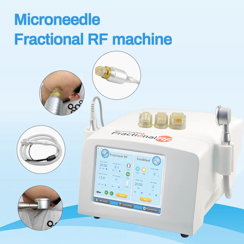 Nyaste Micro Needle Machine MRF SRF Microneedling Fraktionell RF Professionell Facial Wrinkle Remover Beauty Equipment
