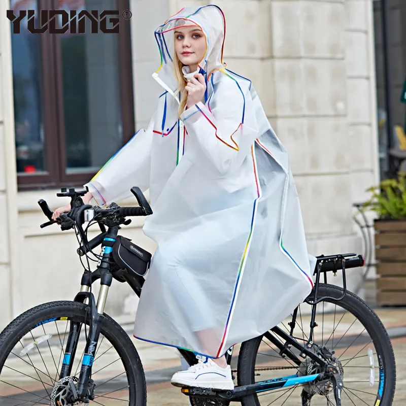 Cycling raincoat with hood deals