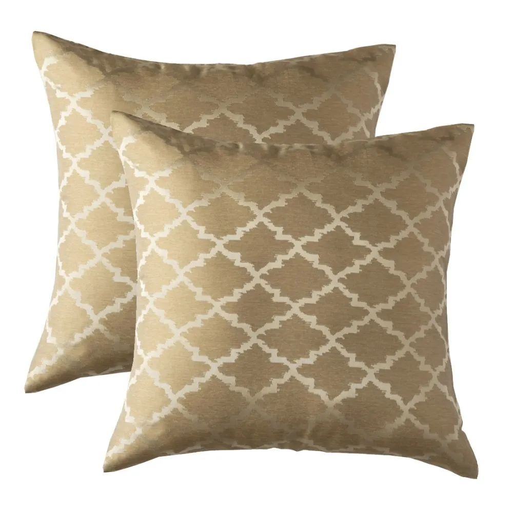 tan throw pillow covers 18x18