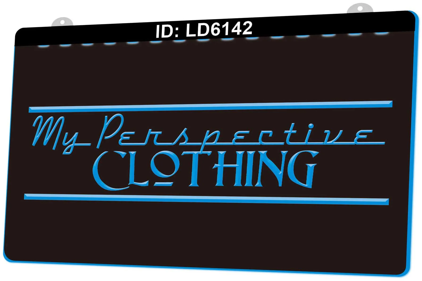 LD6142 My Perspective Clothing Gravure 3D Signe lumineux LED Vente en gros au détail