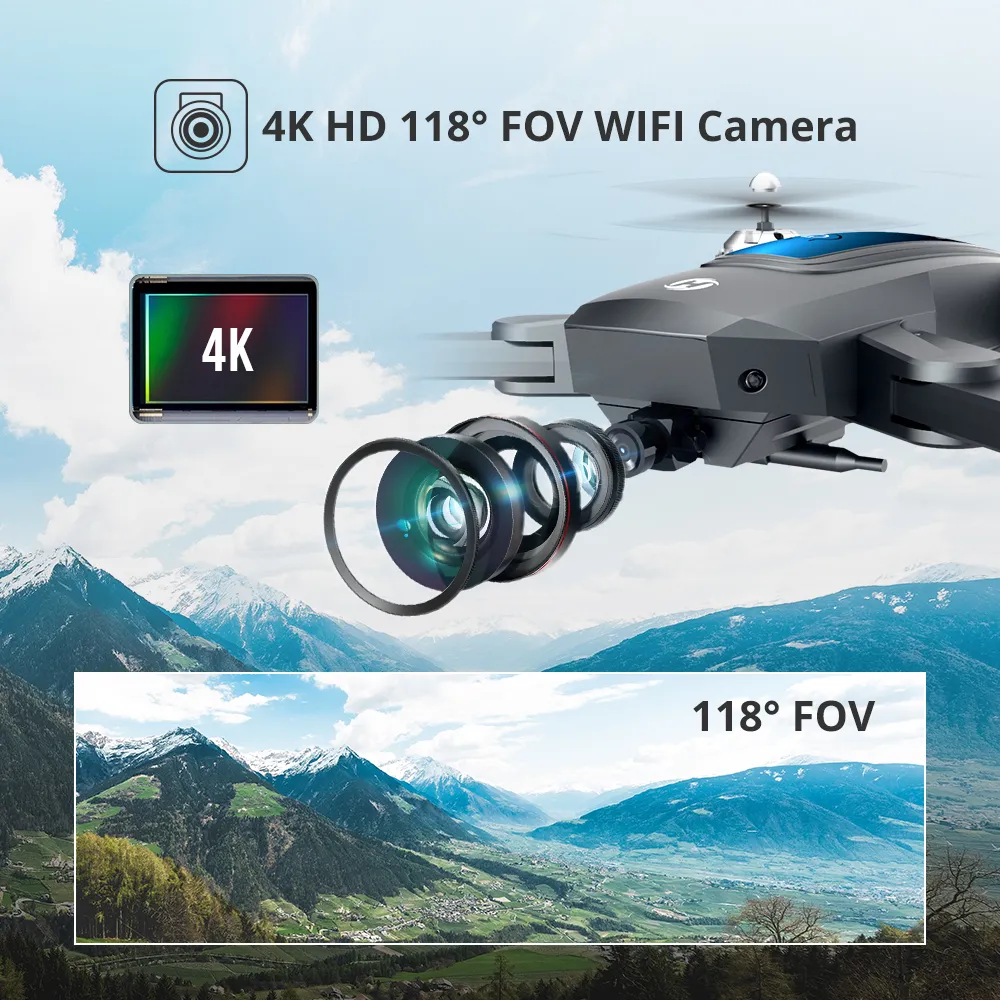 Holy Stone HS240 Drone 4K Profesional FPV Drone With Camera HD 4K
