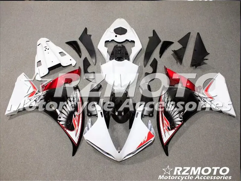 Nuova carenatura moto ABS per Yamaha YZF 1000-YZF-R1-09-10-11-12 YZF-R1-2009-2010-2011-2012 Tutti i tipi di colore H12
