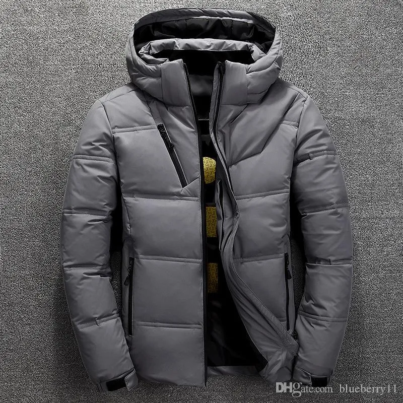 Mens Down Parkas 2021 Winter Jacket Mens Thermal Thick Coat Snow