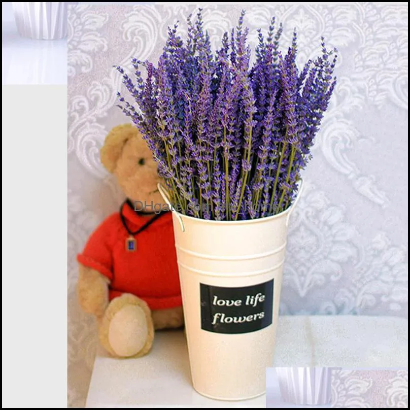 Decorative Flowers & Wreaths Natural Dried Flower Bouquet Lavender For Home Decoration Accessories Party Sachet Gift Wedding Decor