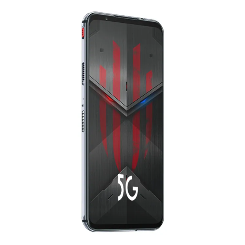 Nubia Red Magic 5S 5G Mobile Gaming 8GB RAM 128 GB ROM Snapdragon 865 Octa Core 64MP OTG 4500mAh Android 6.65 "ID de impressão digital de tela inteira