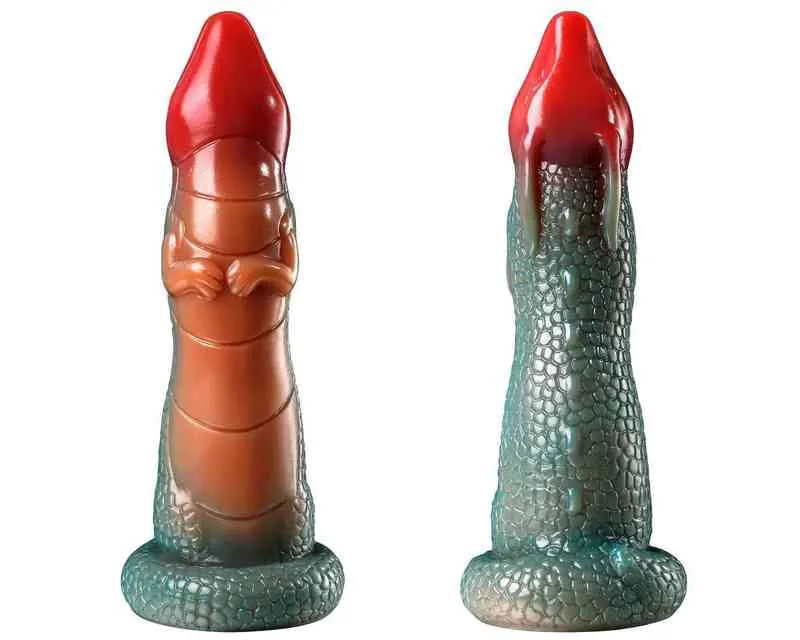 NXY Dildos Anal Toys Neue Alternative Xiaoqinglong Plug Sexspielzeug Weiches Silikon Spaß Hinterhof Masturbator für Männer und Frauen Erwachsene Produkte 0225