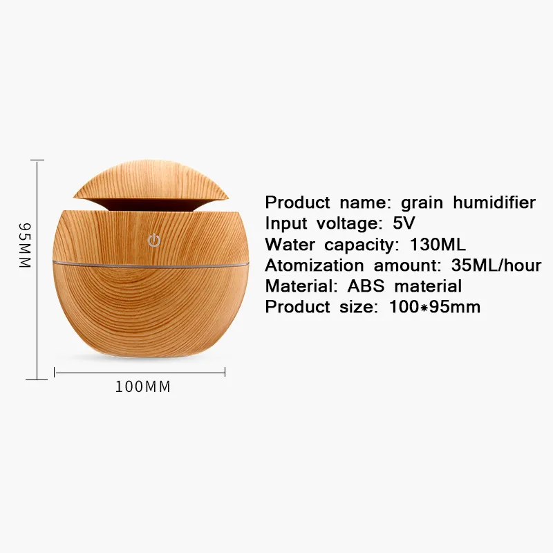 Aroma Essential Oil Diffuser Ultrasonic Cool Mist Humidifier Air 