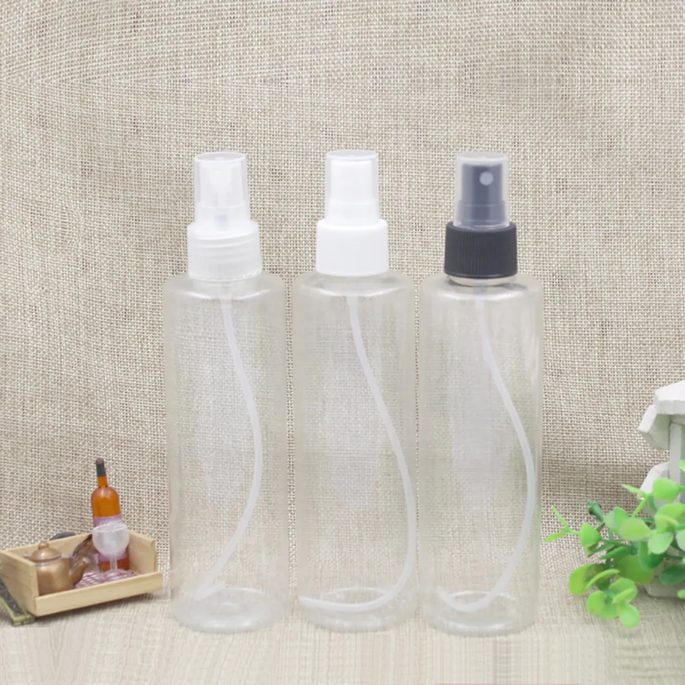 40pcs 200ml clear Empty Pet Plastic Perfume spray Bottle,200cc PET plastic container,Cosmetics packaging container