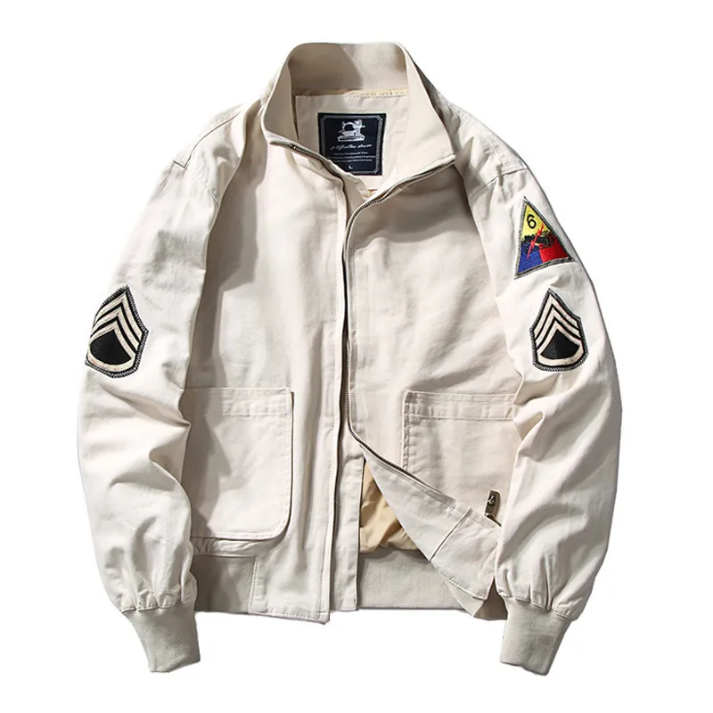 Mens Lightweight Cotton Tanker Mens Coats And Jackets Brad Pitt