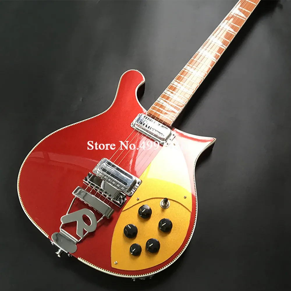 Portable 6 String Acoustic Electric Resonator Guitar With Rose